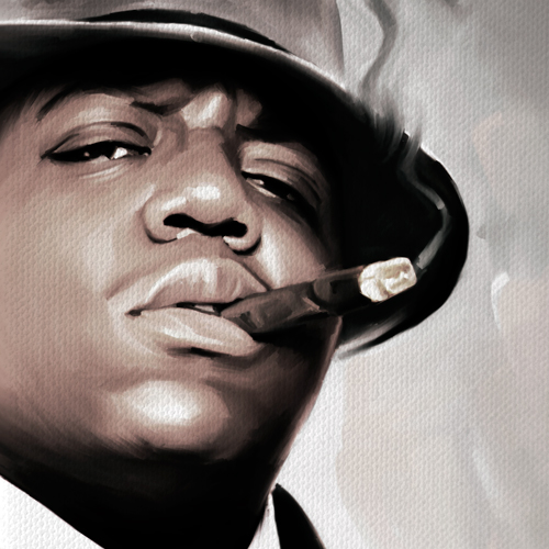 the notorious big painting
