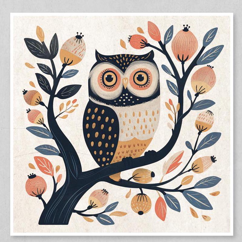 owl art prints, owl decor, whimsical wall art, nature art, nursery wall art, kids room decor, modern boho decor, animal wall prints, owl illustration, woodland animal decor, framed owl art, nature-inspired art, animal prints set