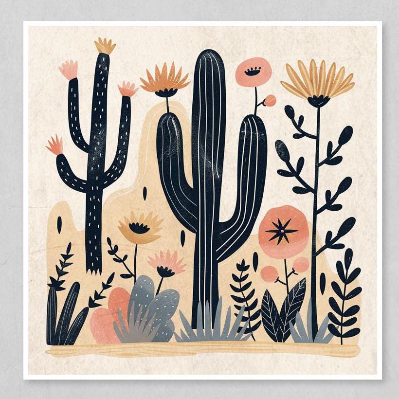 Boho wall art, cactus wall art, desert snake print, scorpion art, bohemian decor, nature wall decor, southwest home decor, earthy tone prints, desert flora art, boho chic, cactus print set, scorpion print, wildlife prints, living room decor, boho