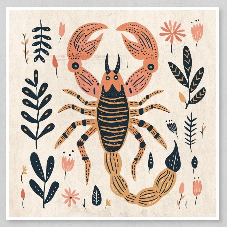 Boho wall art, cactus wall art, desert snake print, scorpion art, bohemian decor, nature wall decor, southwest home decor, earthy tone prints, desert flora art, boho chic, cactus print set, scorpion print, wildlife prints, living room decor, boho